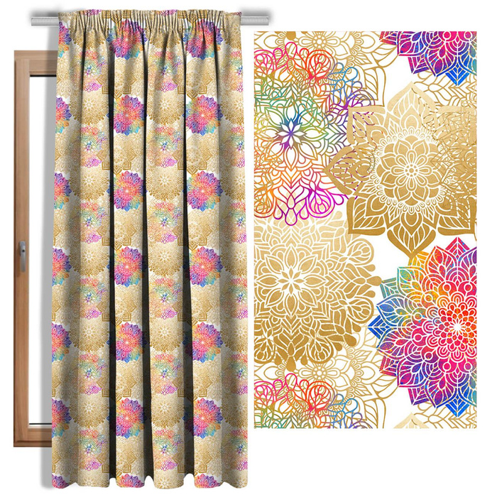 MANDALA pat. 3 - looped knit fabric