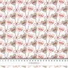 HEARTS (BALLOONS) / white (VALENTINE'S HEARTS) - looped knit fabric