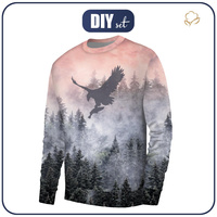 MĘSKA BLUZA (OREGON) BASIC - ORZEŁ I GÓRY - dzianina pętelkowa XXXL