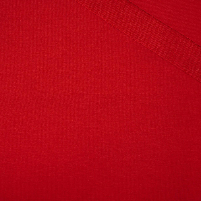 Looped knitwear with elastan - RED (D-18)