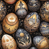 EASTER EGG M. 1 - leichte Maschenware angeraut