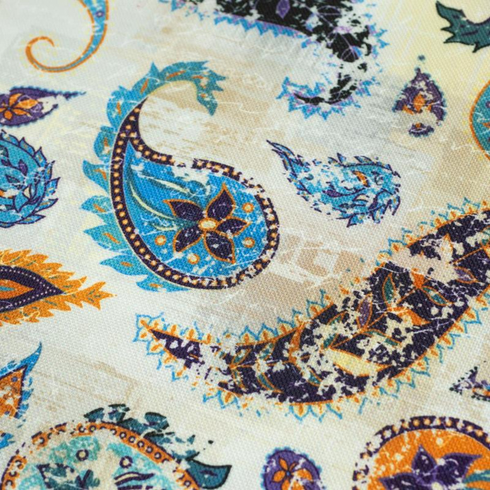 BOHO PAISLEY - Waterproof woven fabric