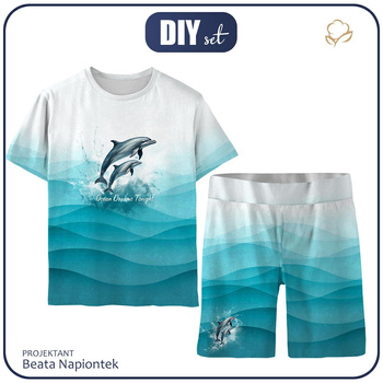 CHILDREN'S PAJAMAS "ADA" -  CUTE ANIMALS WZ.6 - sewing set