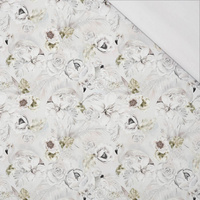 WHITE FLOWERS WZ. 1 - single jersey