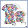 KINDER T-SHIRT- REGENBOGEN ZEBRA - Single Jersey (140-146)