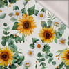 Sunflowers wz. 11 - dzianina drapana z elastanem ITY