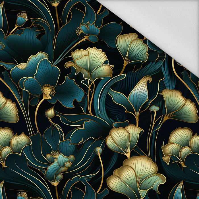 AUTUMN FLOWERS WZ.10 - Wasserabweisende Webware