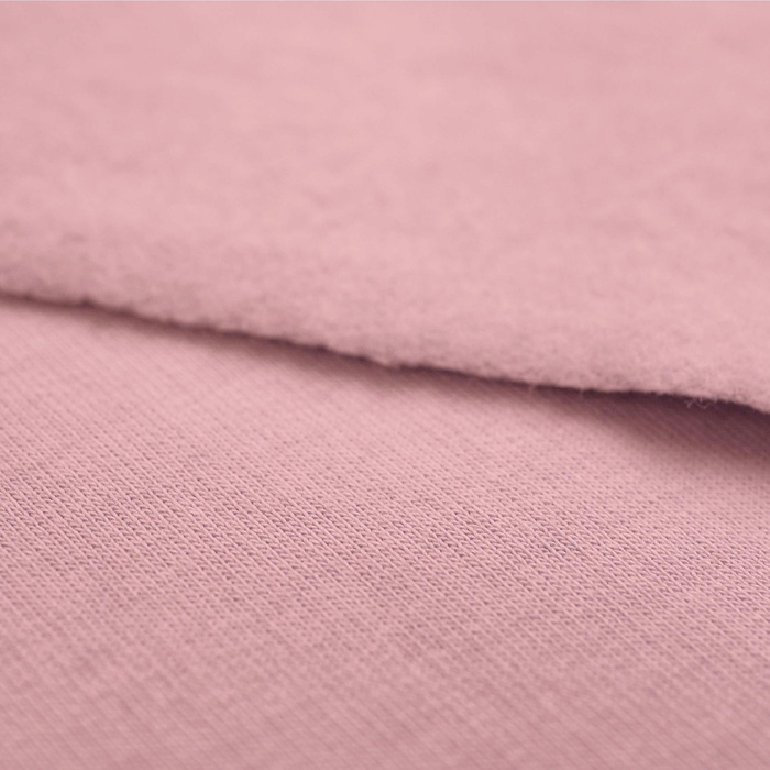 Thick brushed sweatshirt D300 - Rose quartz (D-29)