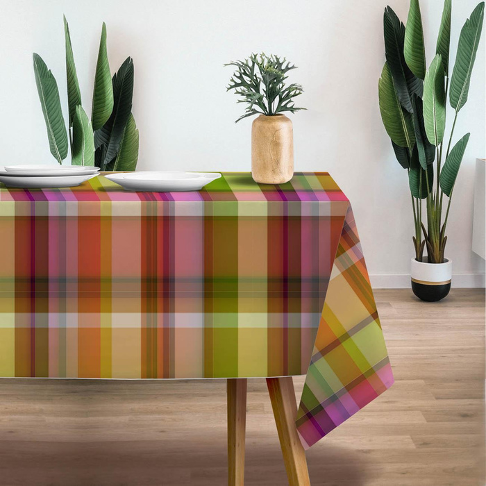 COLORFUL CHECK PAT. 1 - Cotton woven fabric