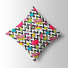 COLORFUL STICKERS PAT. 3 - looped knit fabric