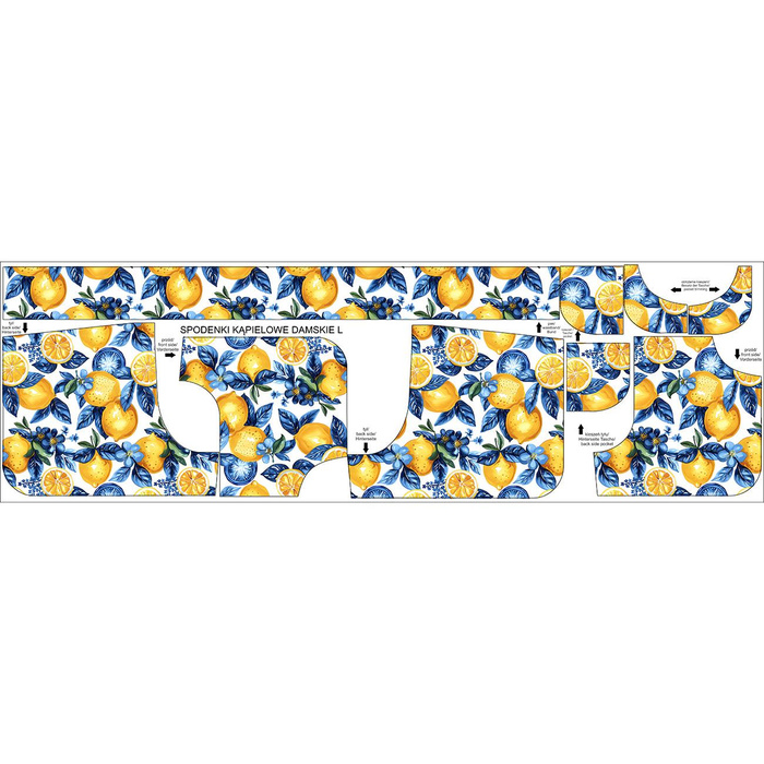 Damskie spodenki kąpielowe - TUTTI FRUTTI WZ.16 - XL