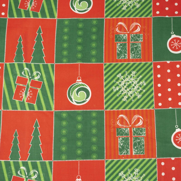 WEIHNACHTSKAROT - Baumwoll Webware