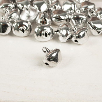 Dzwoneczek 13x16mm - srebrny
