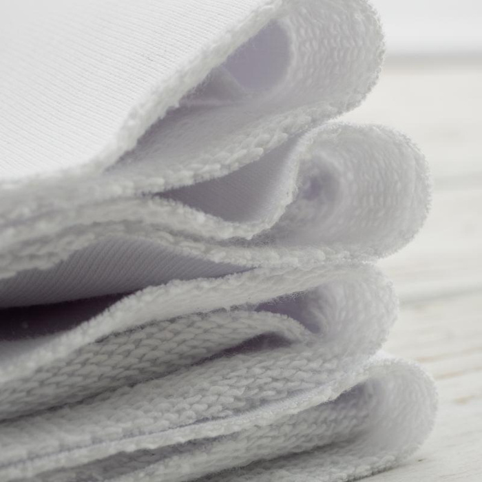 WOLF (ADVENTURE) / white - THICK LOOPED KNIT PANORAMIC PANEL