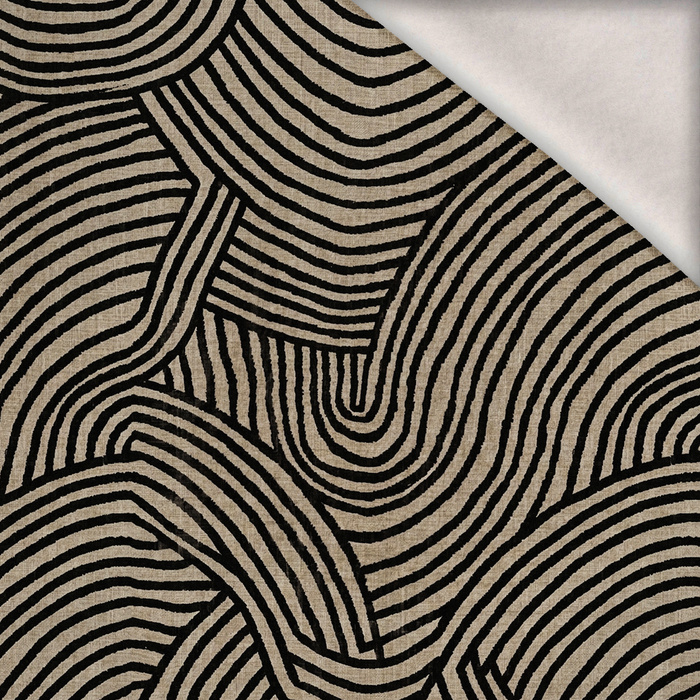 RETRO GEOMETRIC WZ. 20 - brushed knitwear with elastane ITY
