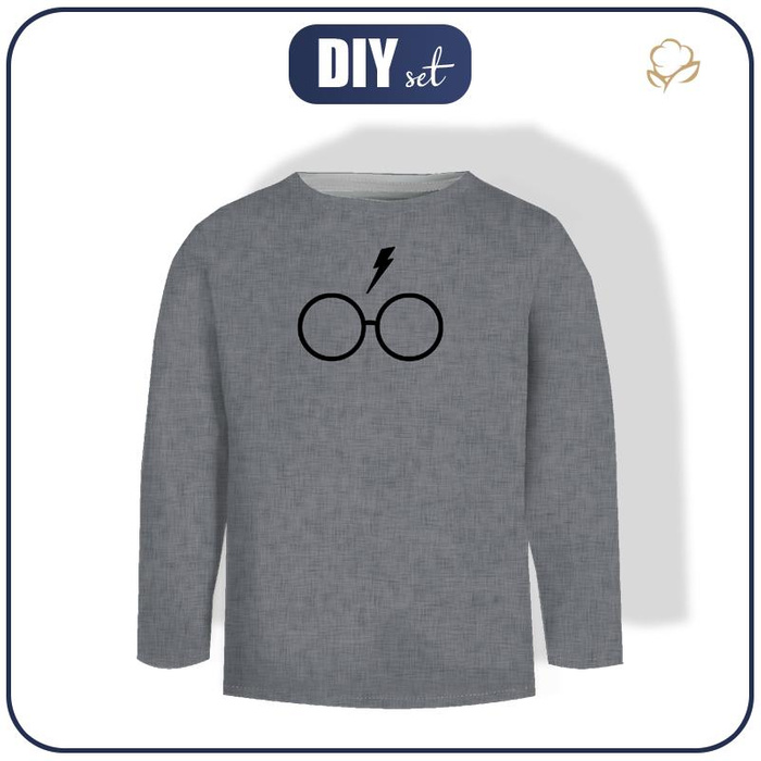 Longsleeve - GLASSES (MAGIC SCHOOL) - single jersey (134/140)