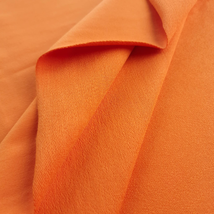 Prémiová teplákovina s jemnou smyčkou - ORANGE