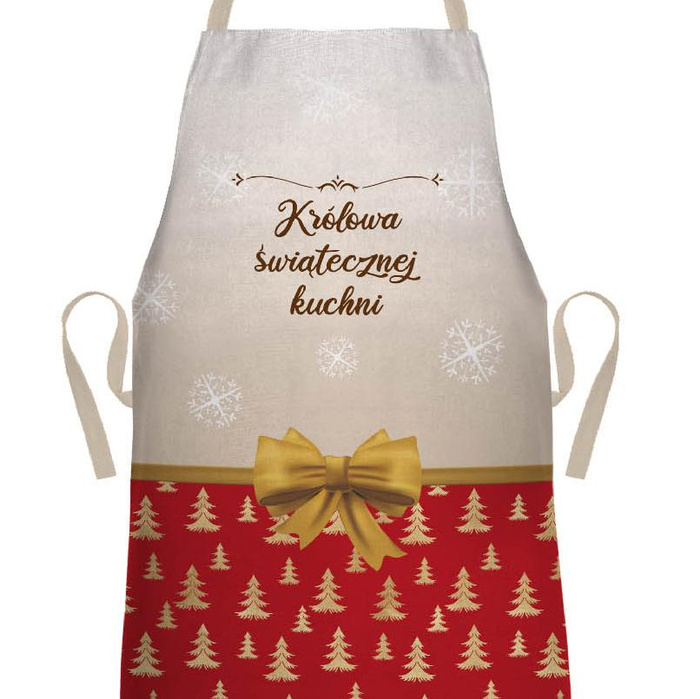 CHRISTMAS APRON - KRÓLOWA ŚWIĄTECZNEJ KUCHNI