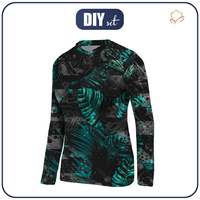 WOMEN'S THERMO BLOUSE (PATTY) - JUNGLE ZEBRA - sewing set S