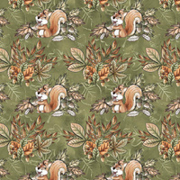 HAPPY SQUIRRELS (AUTUMN IN THE FOREST) - Panama 220g