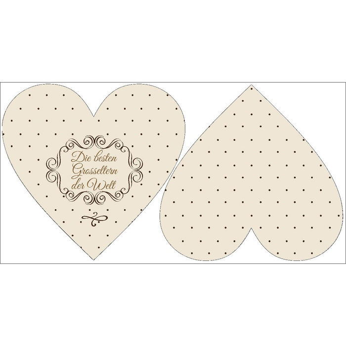 DECORATIVE PILLOW HEART - DIE BESTEN GROSSELTERN DER WELT