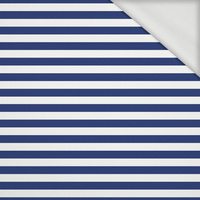 NAUTICAL STRIPES - looped knit fabric