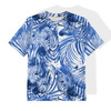 KINDER T-SHIRT- ZEBRA (CLASSIC BLUE)- Single Jersey (140-146)