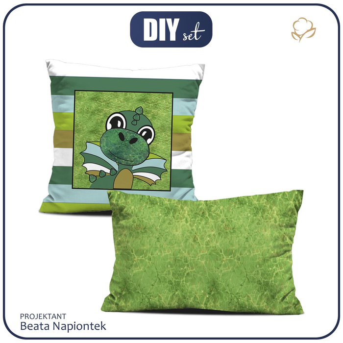 OZDOBNÉ POLŠTÁŘE - DRAK DINO