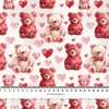 VALENTINE'S DAY 5- Potahový velur 