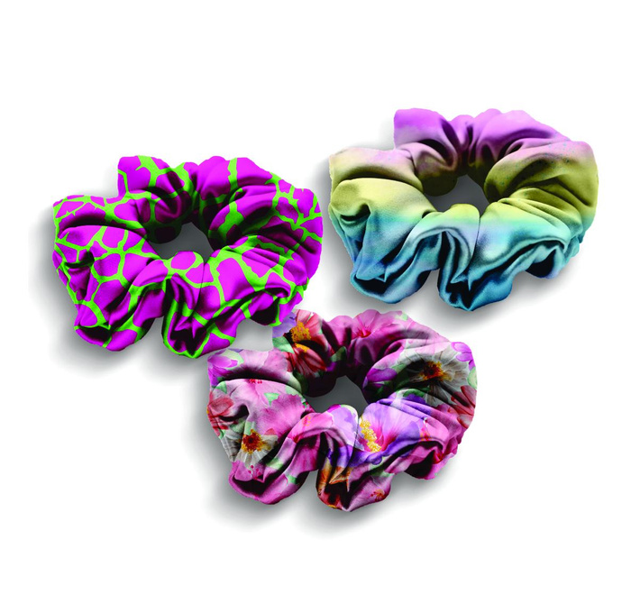 HEADBAND AND HAIR ELASTIC 3KPL - PATTERN 4 - sewing set teenager / adult