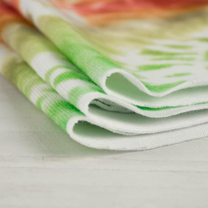 BATIK Ms. 1  / regenbogen - bio single jerset mit Elastan  Sommersweat