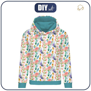 DÁMSKA MIKINA (POLA) CLASSIC S KAPUCÍ - LOUKA VZ. 3 (NA LOUCE) -  teplákovina