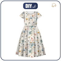 KID'S DRESS "MIA" - FLORAL REVERIE WZ. 13 - sewing set