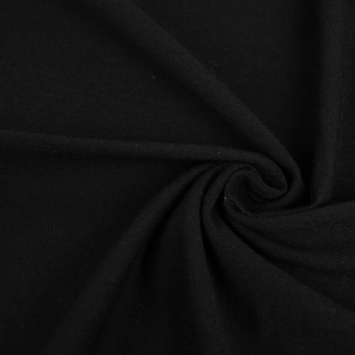 D-16 SCHWARZ - T-Shirt Jersey aus 100% Baumwolle T140