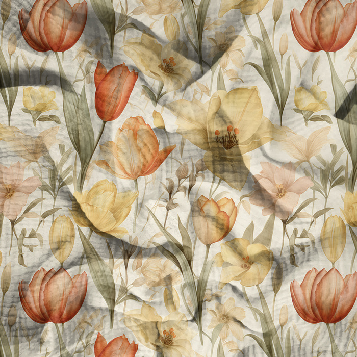 Flowers wz. 70 - Baumwoll Musselin