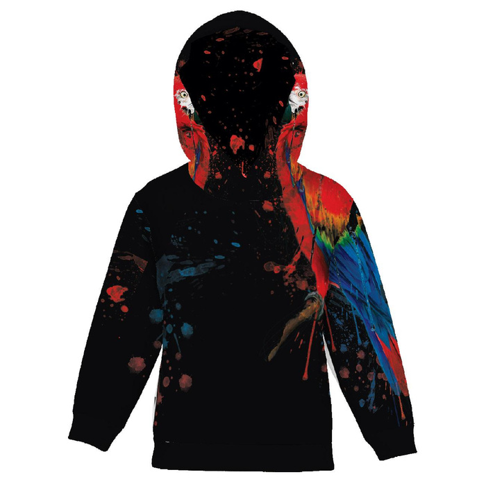 KINDER HOODIE - PAPAGEI - Nähset  (158/164)