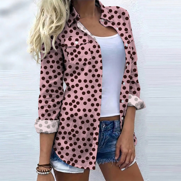 POLKA DOTS WZ. 9 - Mušelín bavlněný