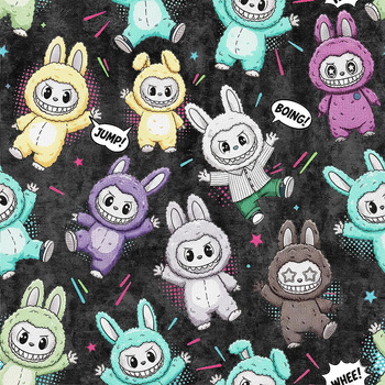 Creepy Cute WZ.5 - Woven Fabric for tablecloths