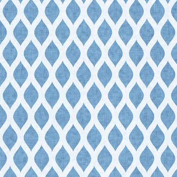 BÍLÉ ŘETĚZY / ACID WASH - modrá - tkanina HOME DECOR PREMIUM