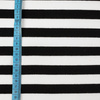 Rib Jersey fabric Unicolour - STRIPES / BLACK