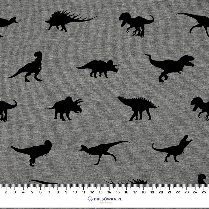 DINO ČERNÉ / eko melír - Teplákovina