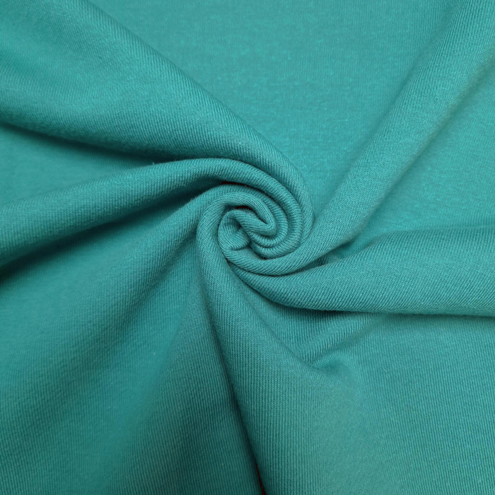 French terry TWILL 340g - TRANSFORMATIVE TEAL (D-247) 