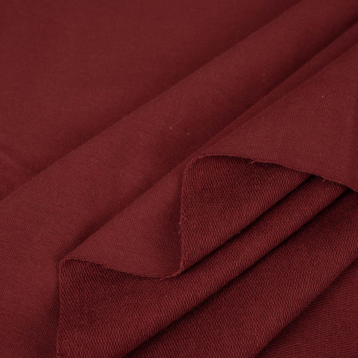 D-31 Bordová - teplákovina s elastanem 