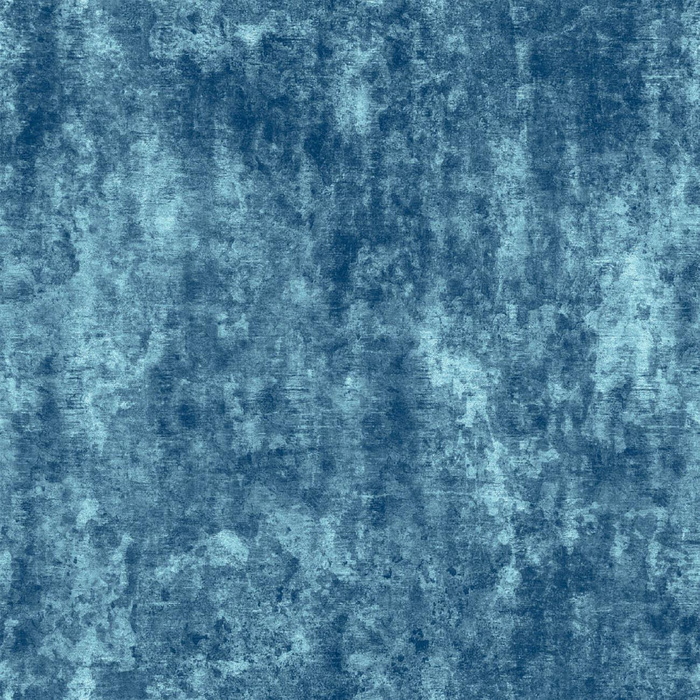 GRUNGE (atlantic blue) - tkanina bawełniana