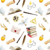 MAGIC WORLD pat. 1 (MAGIC SCHOOL) - Waterproof woven fabric