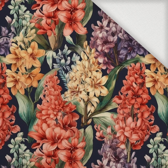 FLOWERS WZ.21 - Woven Fabric for tablecloths