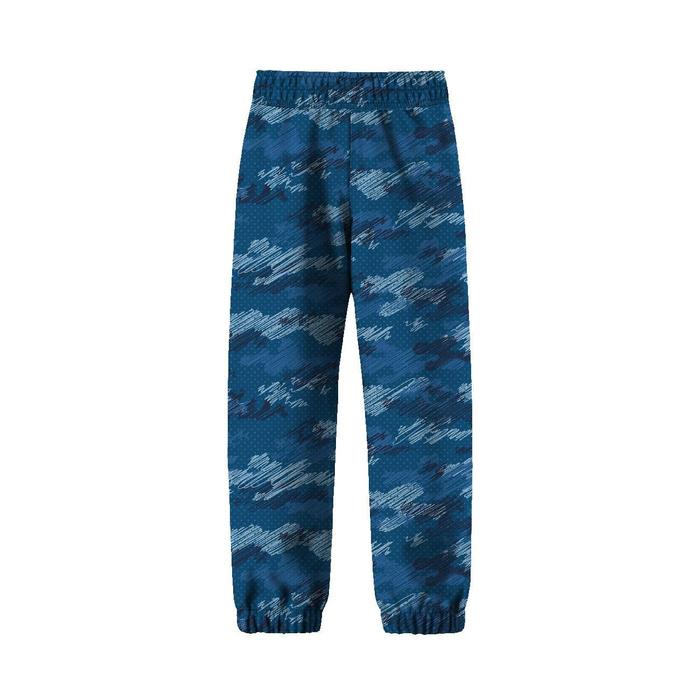 CAMOUFLAGE - scribble / classic blue - Waterproof woven fabric