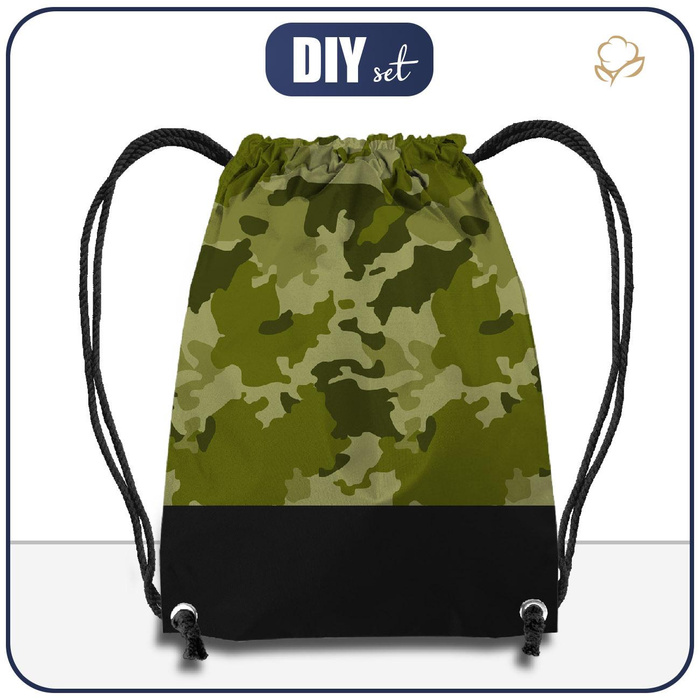 TURNBEUTEL - CAMOUFLAGE M. 3 / olive - groß