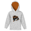 KID'S HOODIE (ALEX) - JEEP / TERRAZZO - looped knit fabric (122/128)
