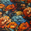 VINTAGE CHINESE FLOWER MS. 1 (46 cm x 50 cm) - dickes geprägtes Kunstleder